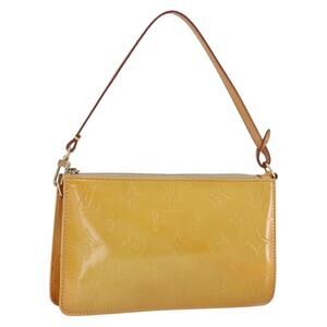 LOUIS VUITTON Monogram Vernis Lexington Pouch Beige M91010 LV Auth ep12290